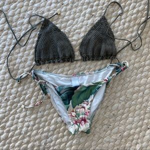 Zimmerman Knit Jungle bikini